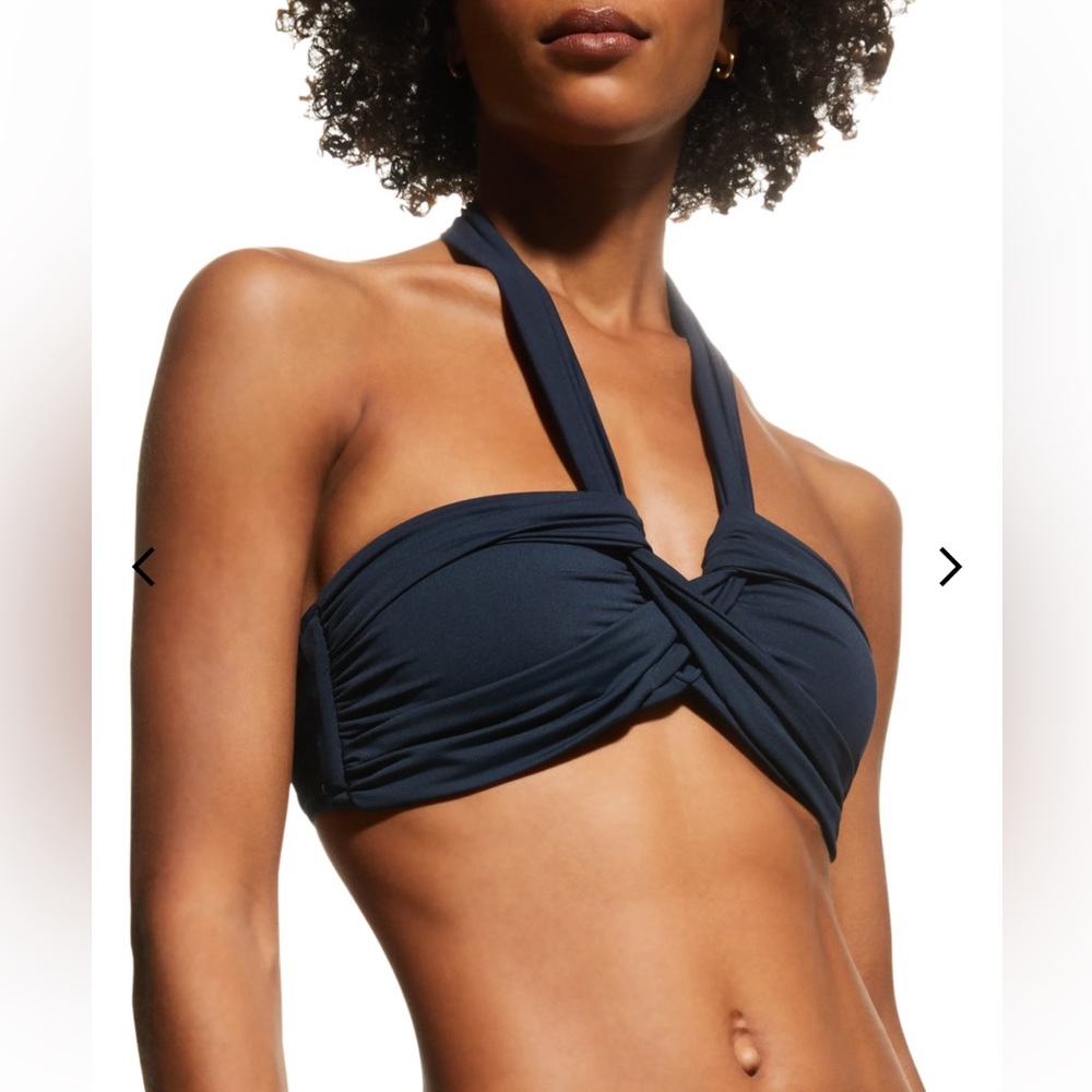 SEAFOLLY Halter bandeau bikini top
